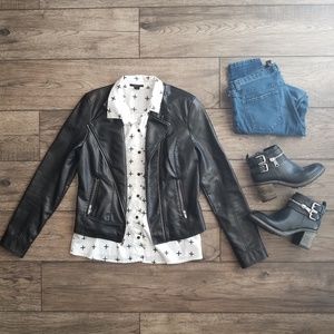 Black Rivet Moto Jacket
